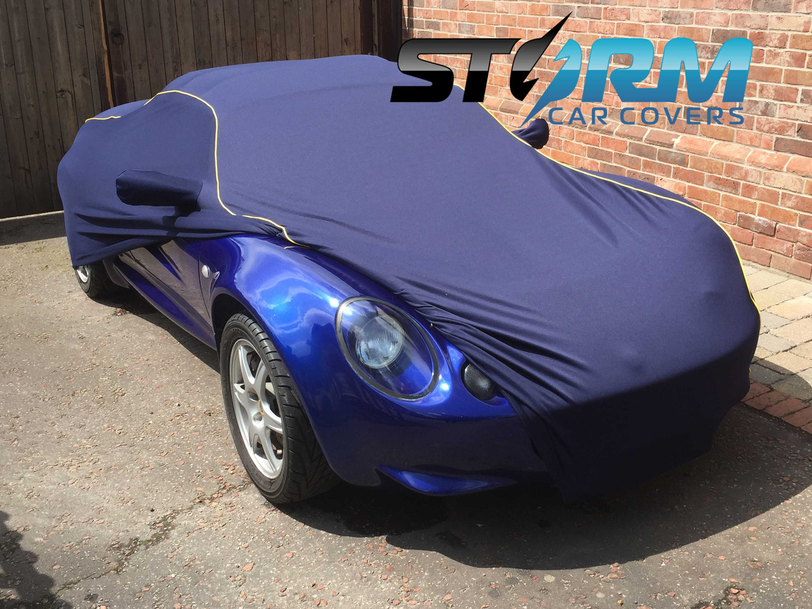 thumbnail image 2 of The Cover Factory 3-Layer Car Cover - Waterproof Breathable With Fleece Lining (Custom Fit Gray) 2 of 5